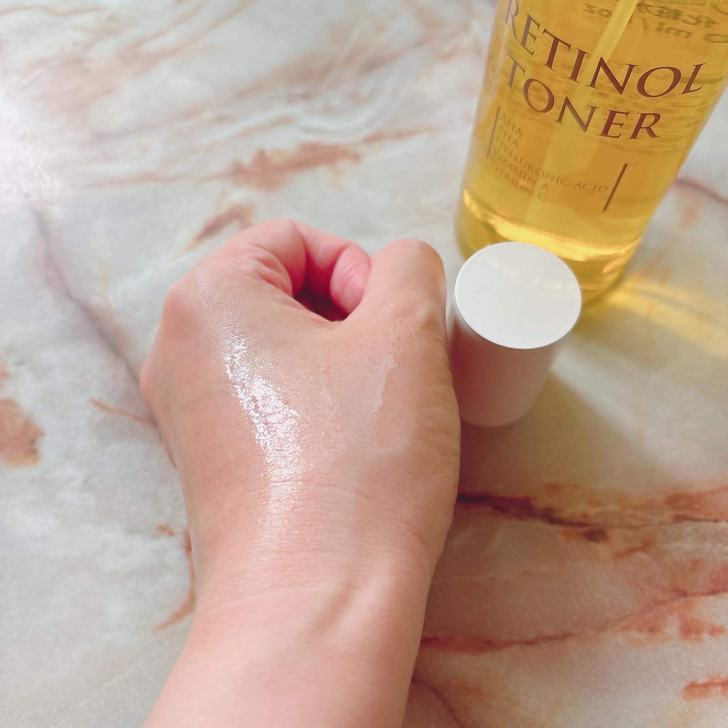 レチノールトナー/APLIN/ミスト状化粧水を使ったクチコミ（3枚目）