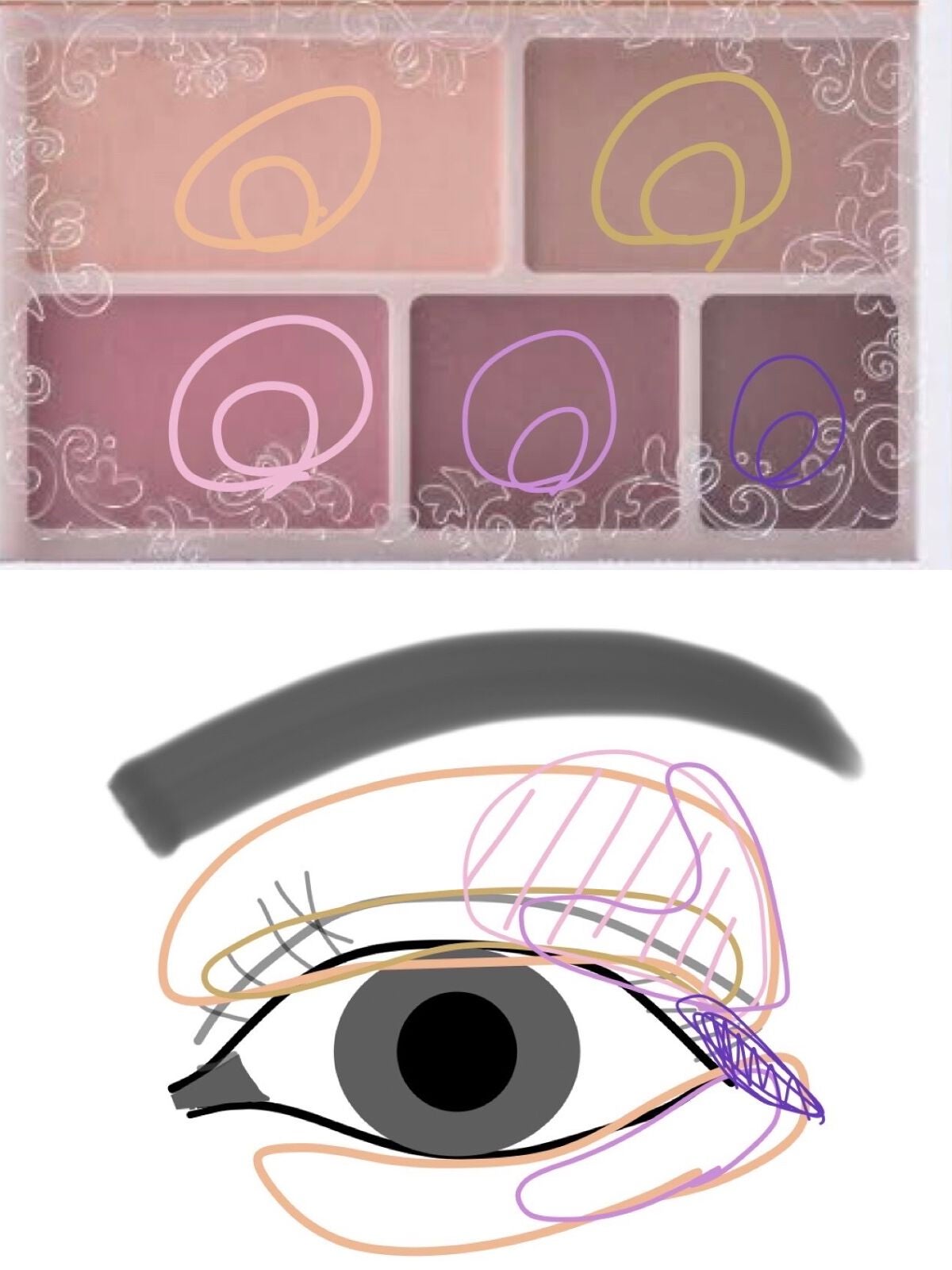 パーフェクトマルチアイズ/キャンメイク/アイシャドウパレットを使ったクチコミ(2枚目)