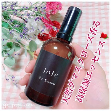 jote jote ♯3（シャープ３）Essence 《ダマスクローズの香り》のクチコミ「❤︎.*
⁡
jote #3
Essence
ダマスクローズの香り
⁡
希少な自然栽培国産ダマ.....」（1枚目）