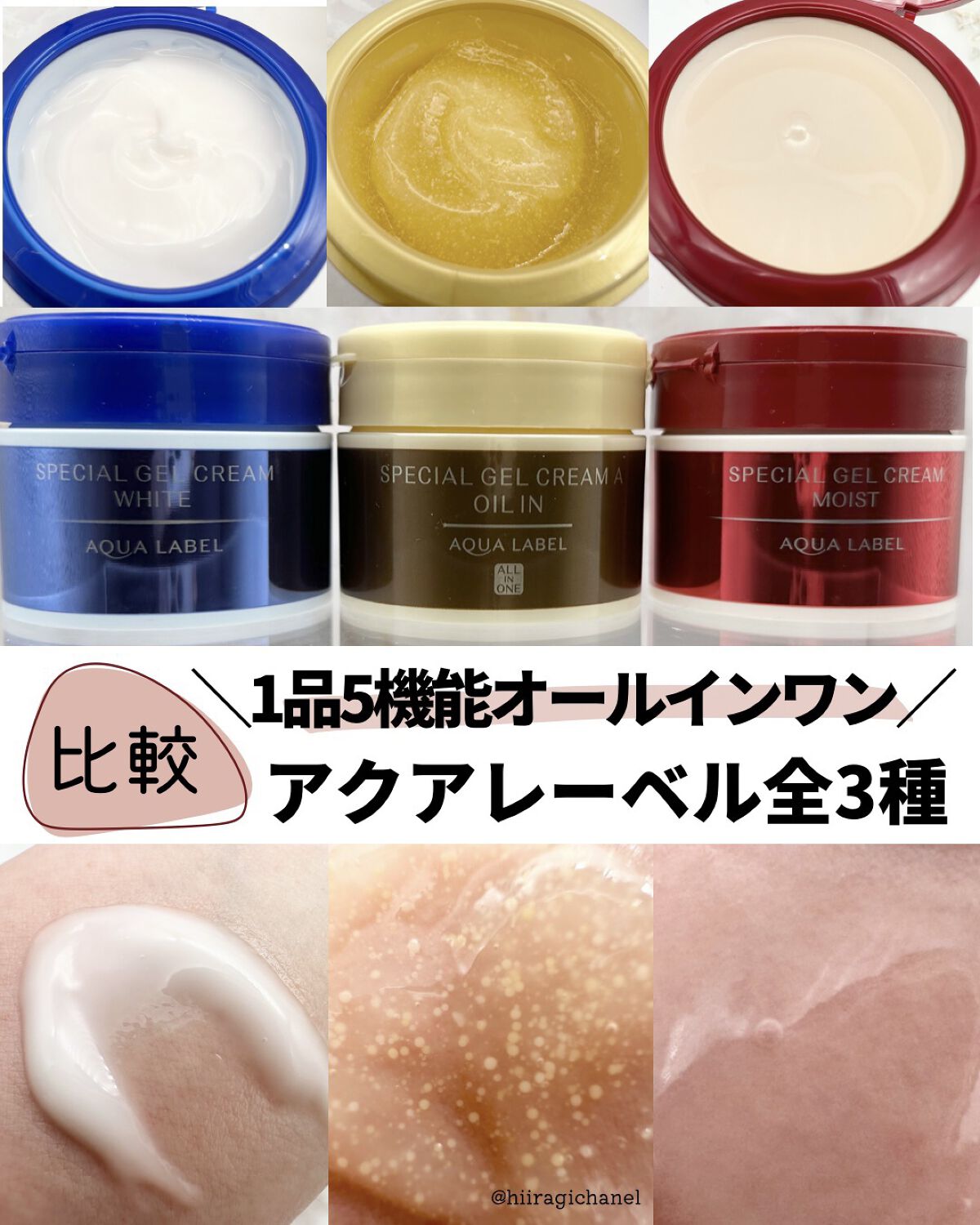 アクアレーベルのオールインワン化粧品を徹底比較】スペシャル