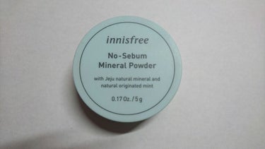 ノーセバム ミネラルパウダー/innisfree/ルースパウダーを使ったクチコミ（1枚目）