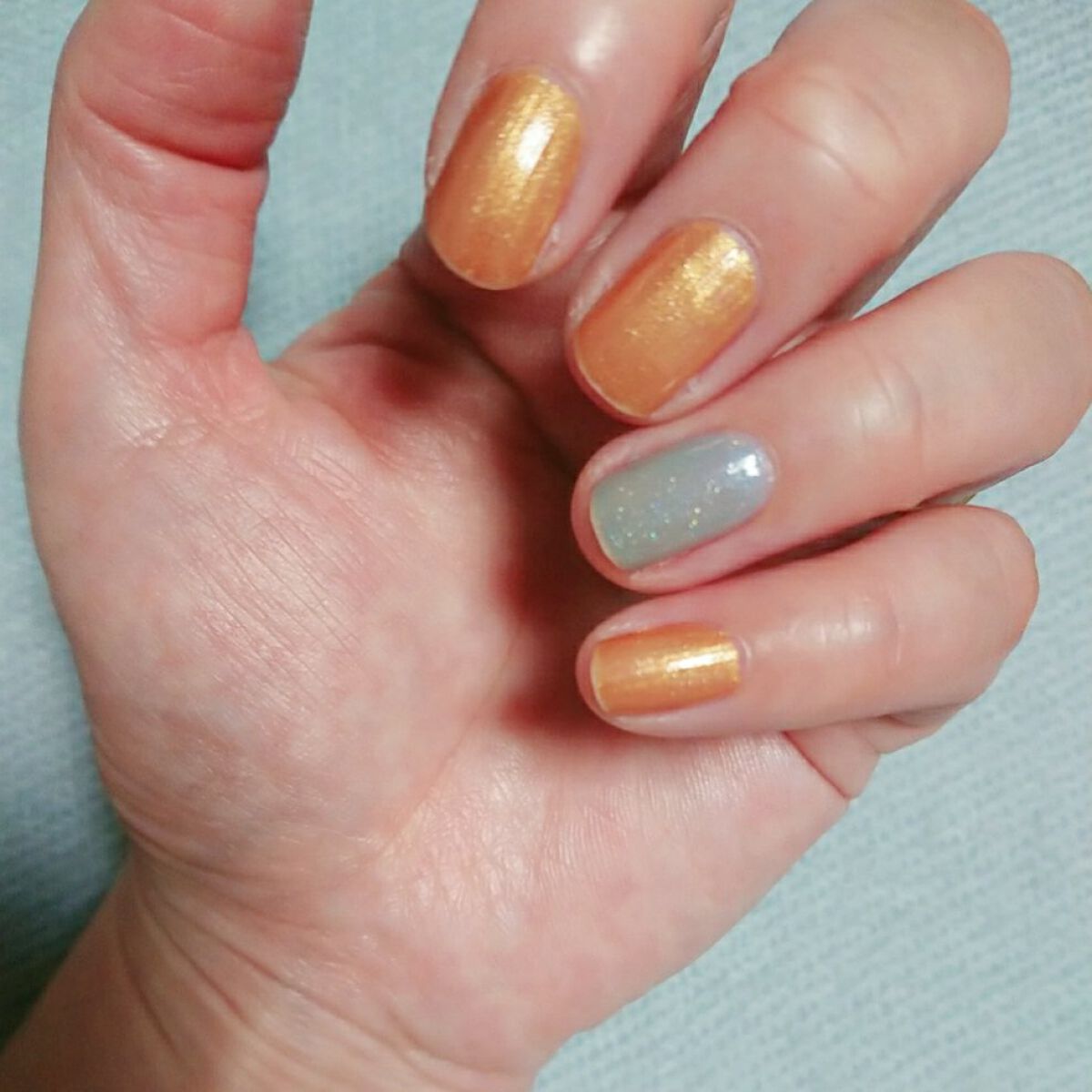 オサジ アップリフト ネイルカラー 17  Yokogao〈横顔〉/OSAJI/マニキュアを使ったクチコミ（2枚目）