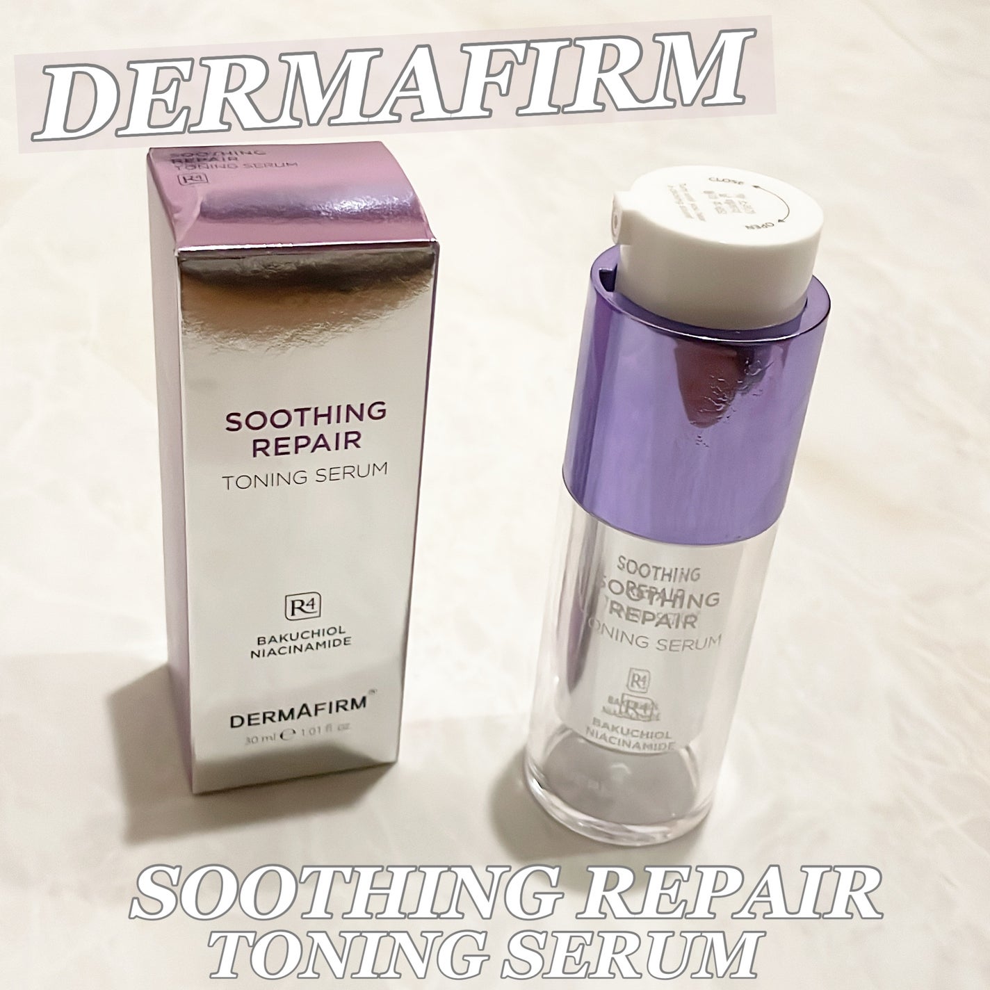 SOOTHING REPAIR TONING SERUM R4/ダーマファーム/美容液を使ったクチコミ(1枚目)