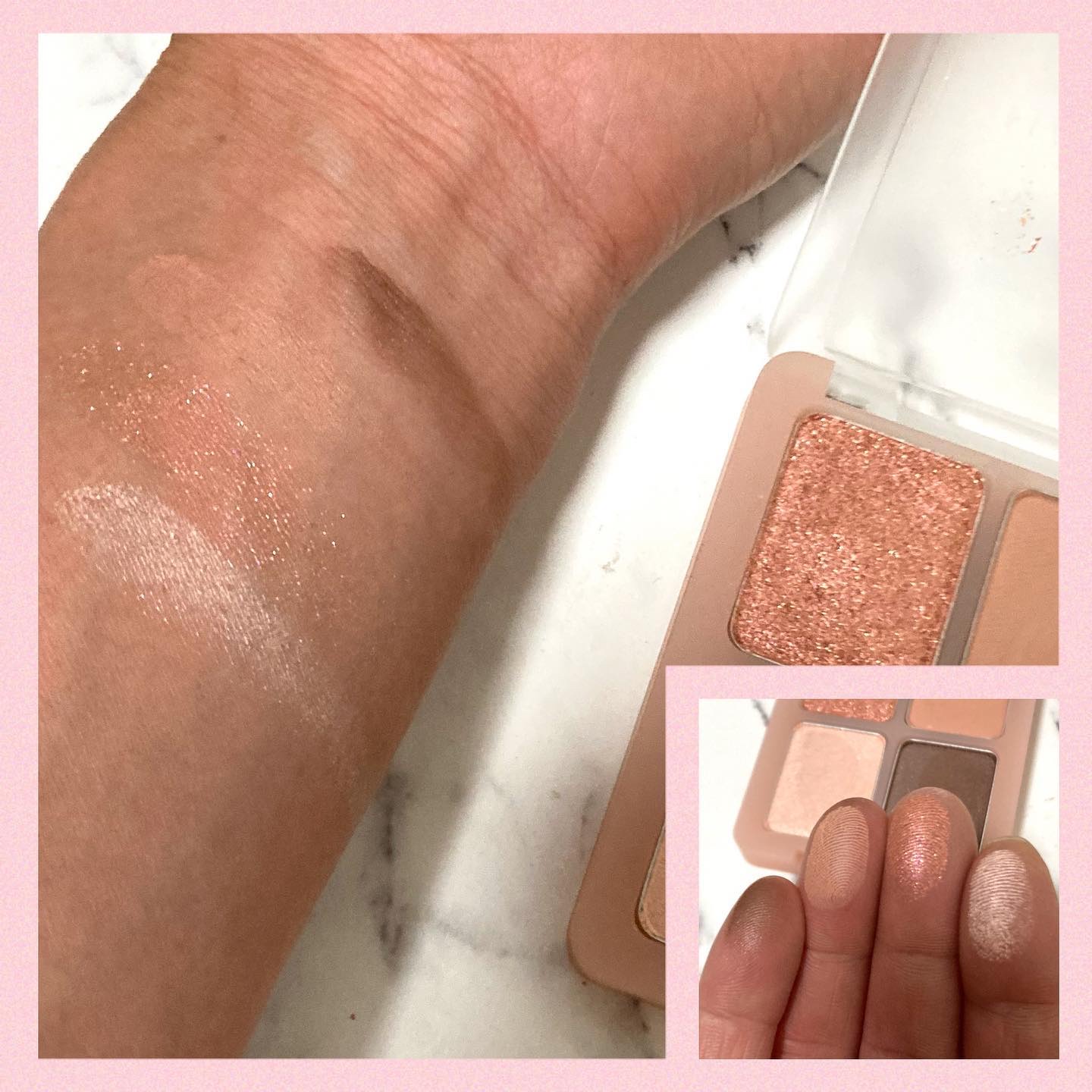  ワオ アイ グリッター ハニーピンク(HONEY PINK)/U/CHOO/グリッターを使ったクチコミ（3枚目）