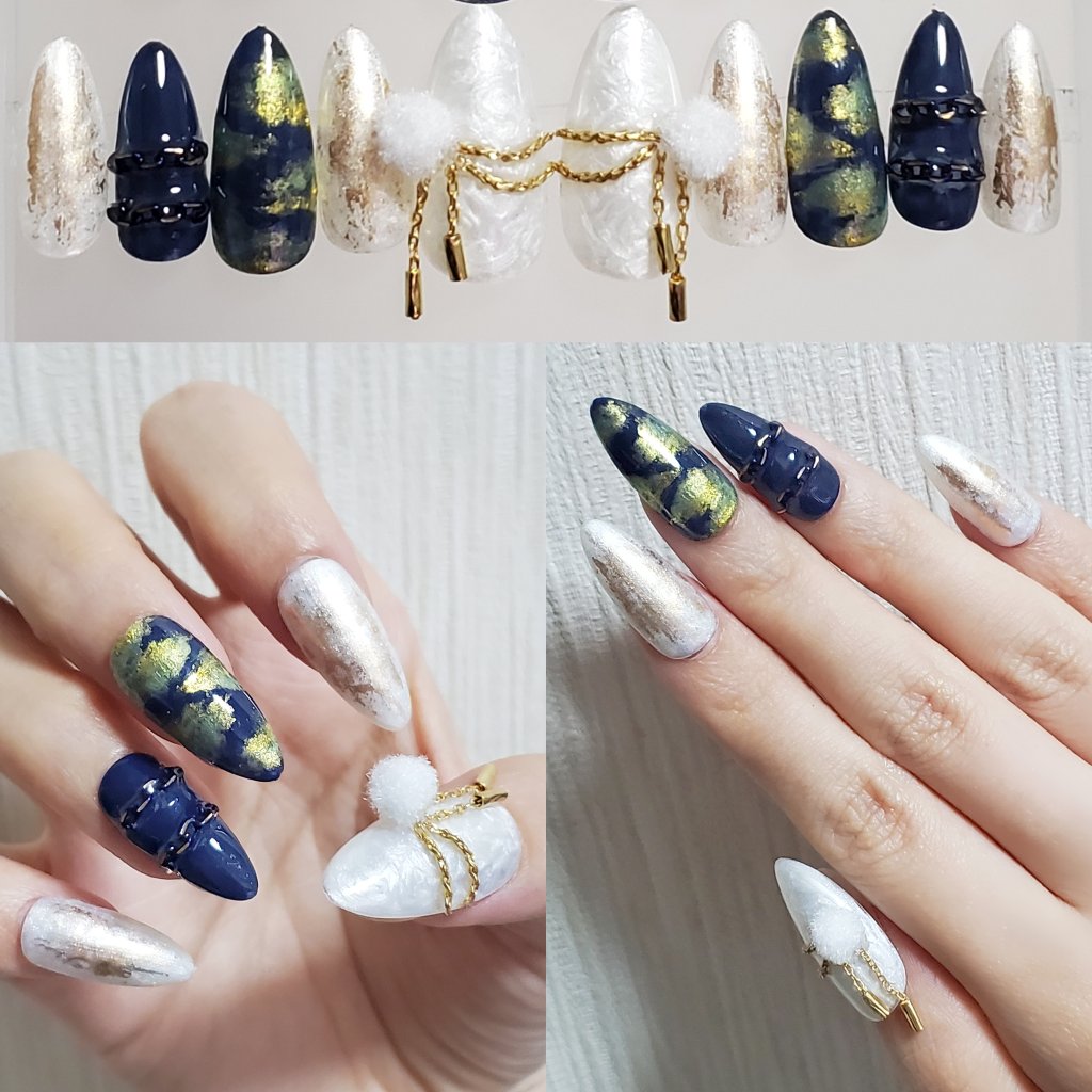 セルフカラージェル Pearl 01/ネイル工房/ジェルネイルを使ったクチコミ（2枚目）