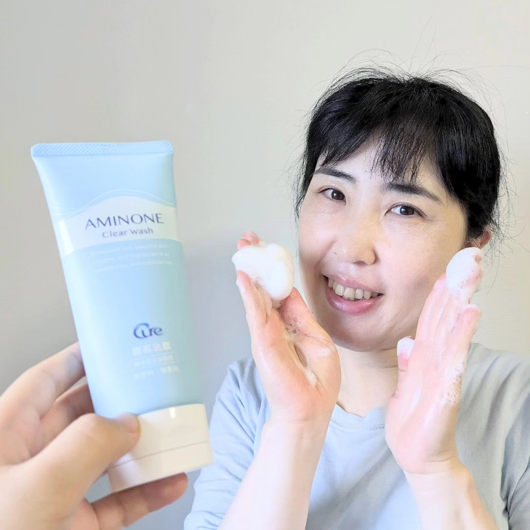アミノネクリアウォッシュ/Cure/洗顔フォームを使ったクチコミ（2枚目）