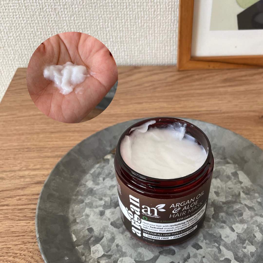 アルガンオイルヘアマスク/Artnaturals/ヘアマスク・ヘアパックを使ったクチコミ（2枚目）