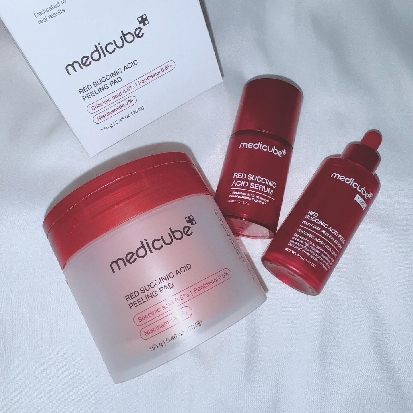 レッドアクネピーリングセラム/MEDICUBE/美容液を使ったクチコミ（1枚目）