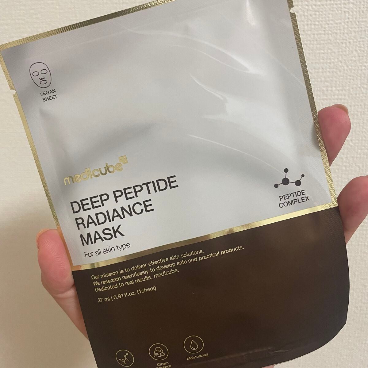 ディープペプチドマスク/MEDICUBE/シートマスク・パックを使ったクチコミ(1枚目)
