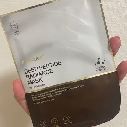 ディープペプチドマスク/MEDICUBE/シートマスク・パックを使ったクチコミ(1枚目)