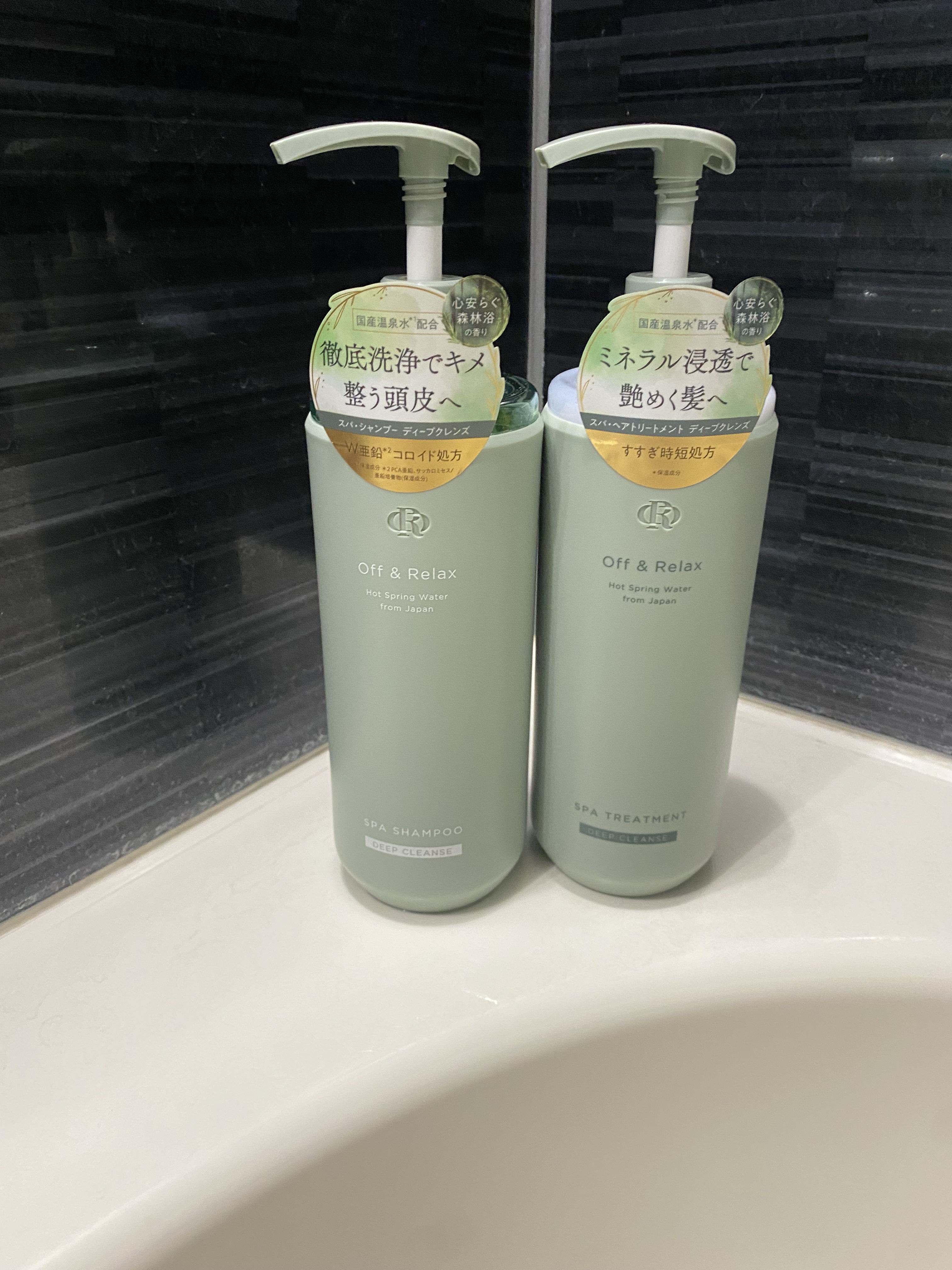スパ・シャンプー/ヘアトリートメント ディープクレンズ/Off&Relax/市販シャンプーを使ったクチコミ（1枚目）