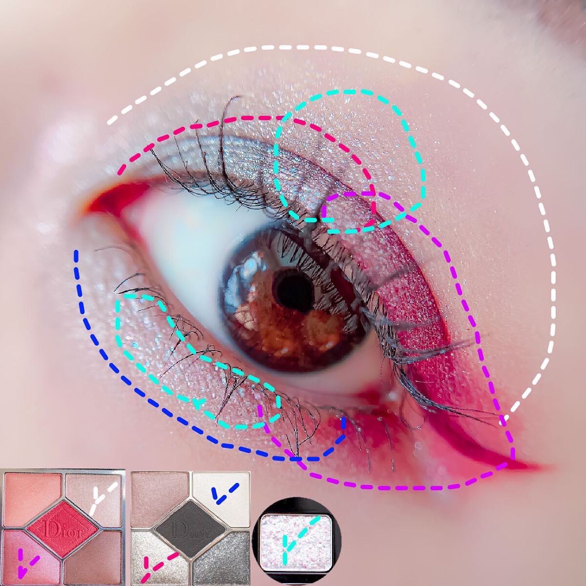 【旧】サンク クルール クチュール/Dior/アイシャドウパレットを使ったクチコミ（2枚目）