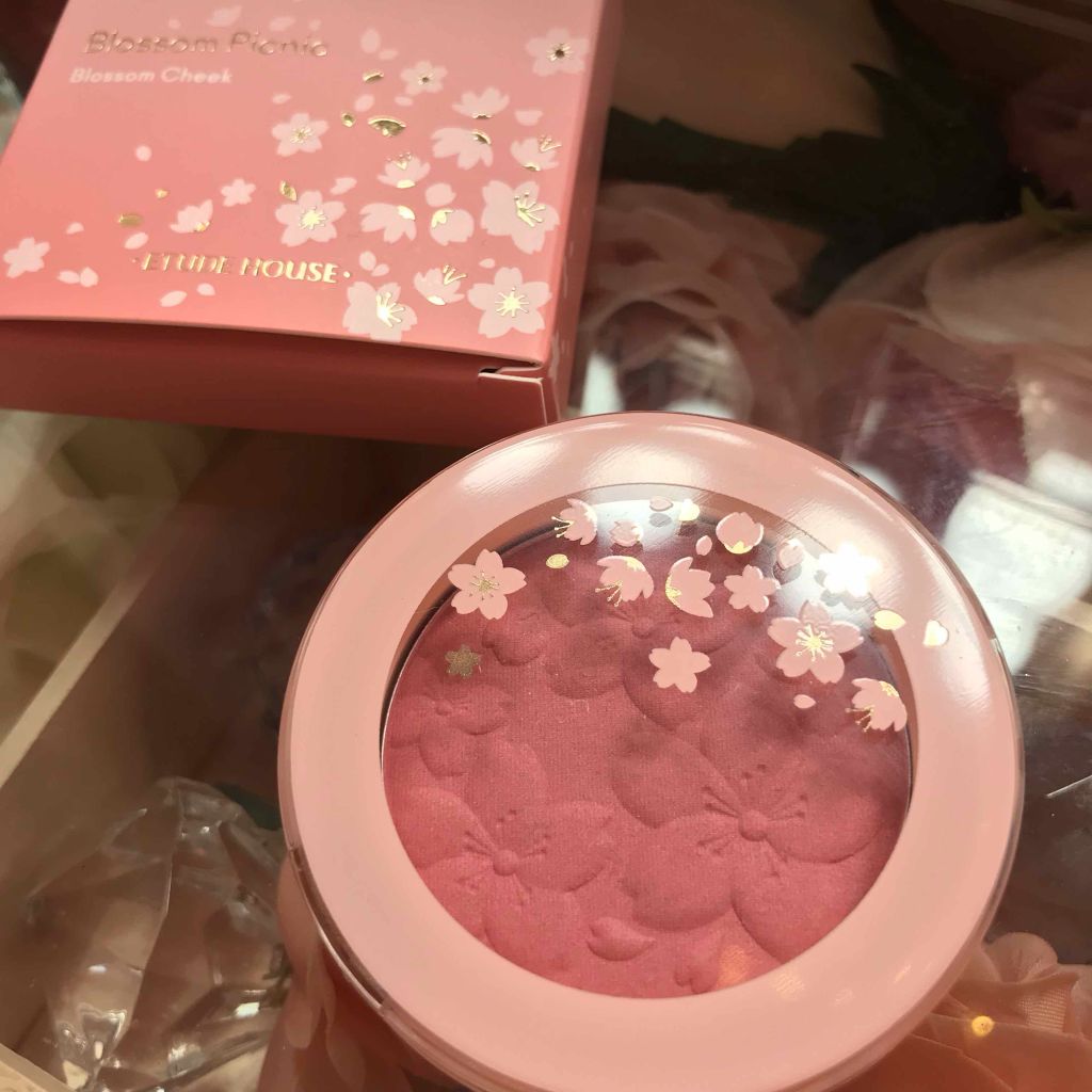 ピクニック ブロッサムチーク/ETUDE/パウダーチークを使ったクチコミ（2枚目）