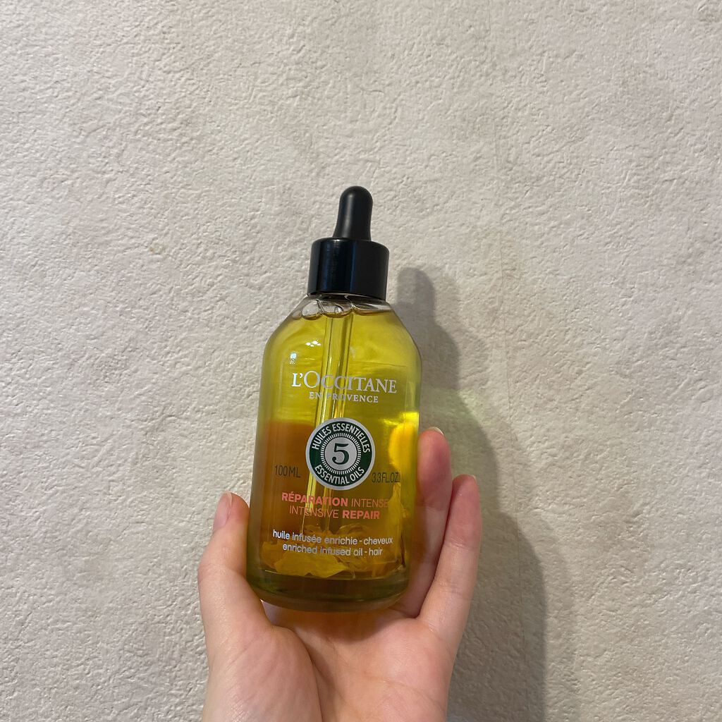 ファイブハーブス リペアリングインテンシヴオイル/L'OCCITANE/ヘアオイルを使ったクチコミ（1枚目）