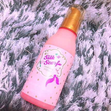 ETUDE シルクスカーフ ヘア ミルクエッセンスのクチコミ「リスナーさんから頂いたヘアミルク!!
オイルと違ってべたっとしないから
少しパサパサしてるなと.....」(1枚目)