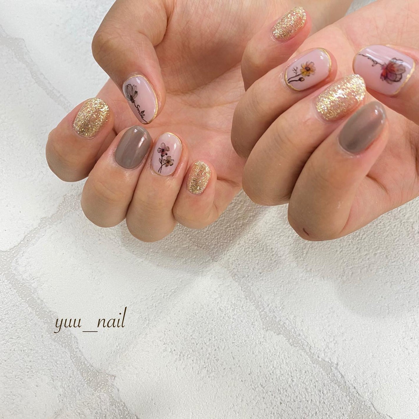 YUKA on LIPS 「にゅあんす🥀..#nail#nailist#ネイル#ネイリスト..」(2枚目)