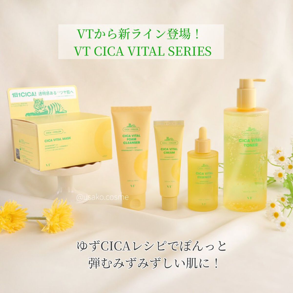経典 VT CICA バイタル/トナー+エッセンス+クリーム+カプセルマスク+