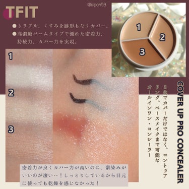 tfit カバーアッププロコンシーラー/TFIT/パレットコンシーラーを使ったクチコミ（2枚目）