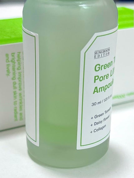 グリーントマトポアリフティングアンプル+/SUNGBOON EDITOR(成分エディター)/美容液を使ったクチコミ(2枚目)