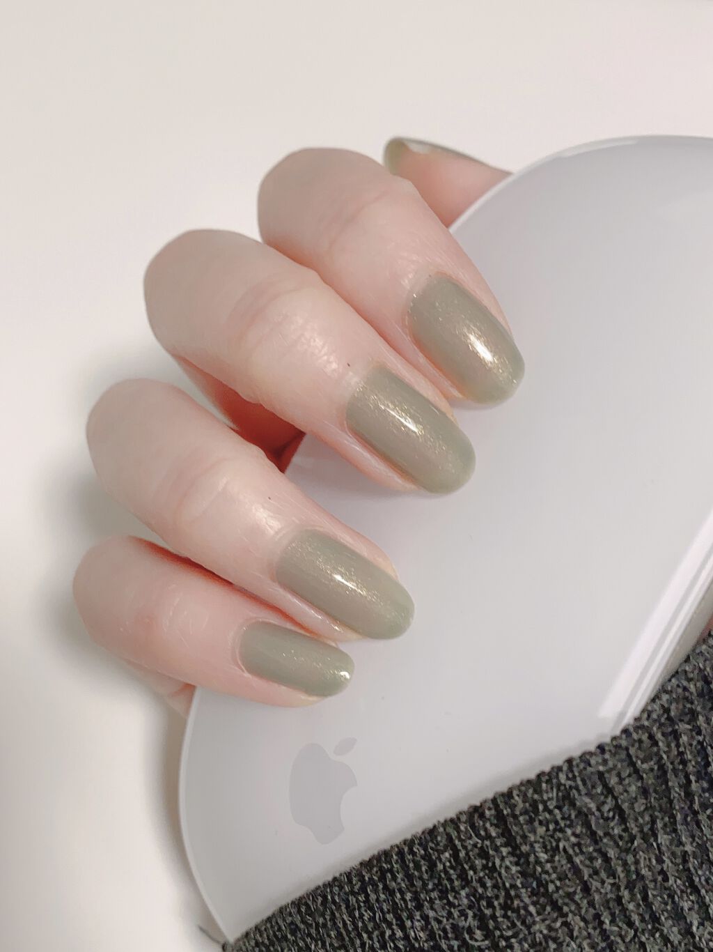 エクセル ネイルポリッシュ N NL21 ピスタチオパイ/excel/マニキュアを使ったクチコミ（1枚目）