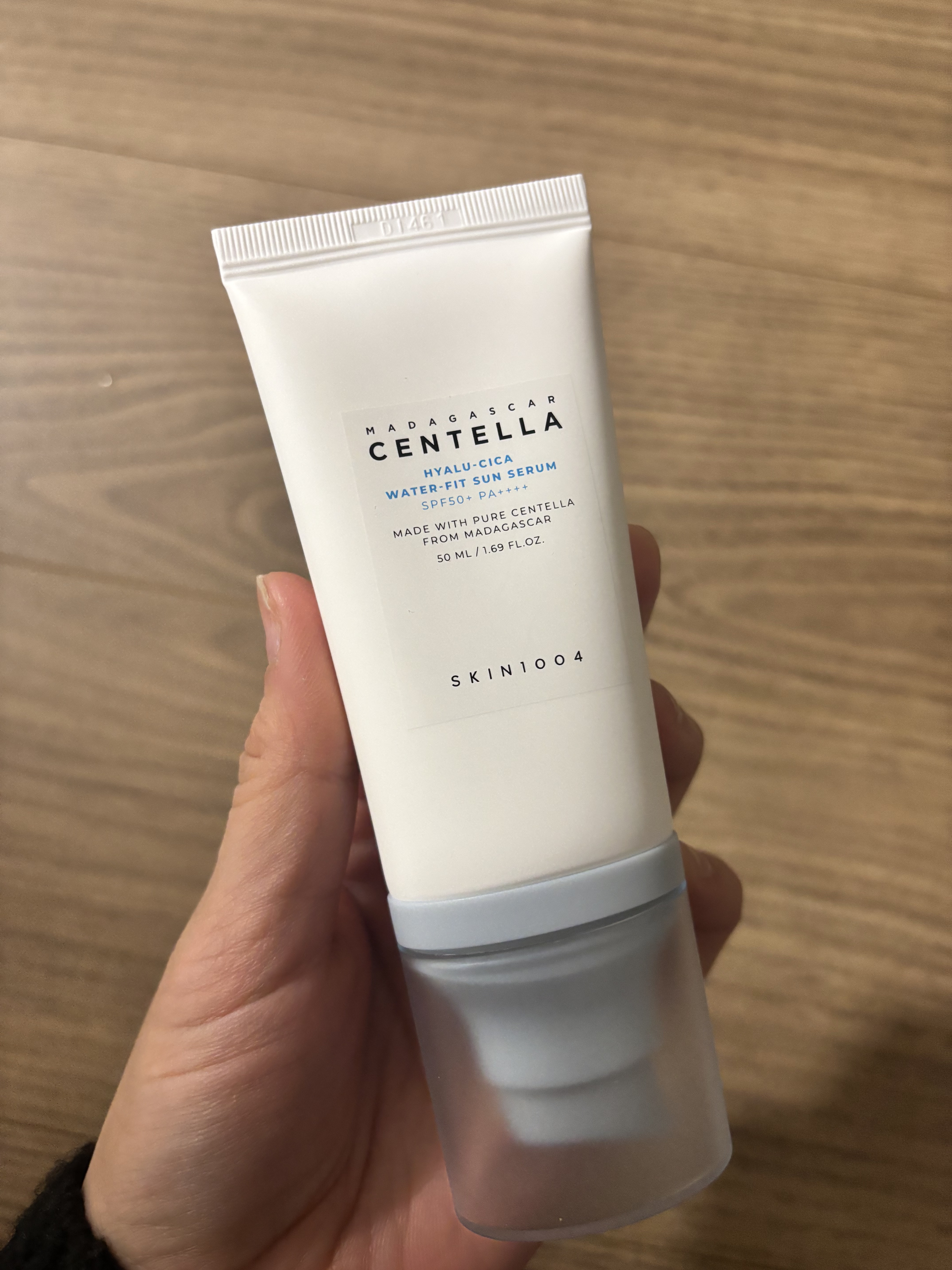 ヒアルーシカ ウォーターフィット サンセラム/SKIN1004/日焼け止めローションを使ったクチコミ（2枚目）