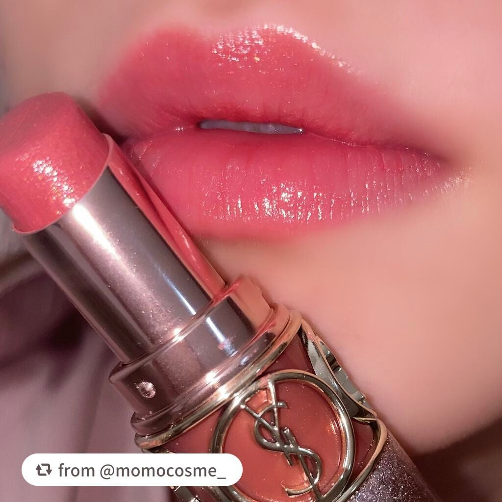 ルージュ ヴォリュプテ シャイン/YVES SAINT LAURENT BEAUTE/口紅を使ったクチコミ(5枚目)