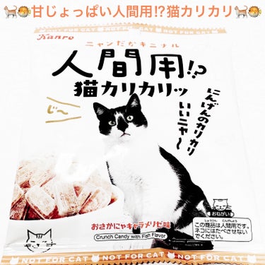 ニャンだかキニナル人間用⁉︎猫カリカリ　おさかにゃキャラメリゼ味/カンロ/食品を使ったクチコミ（1枚目）