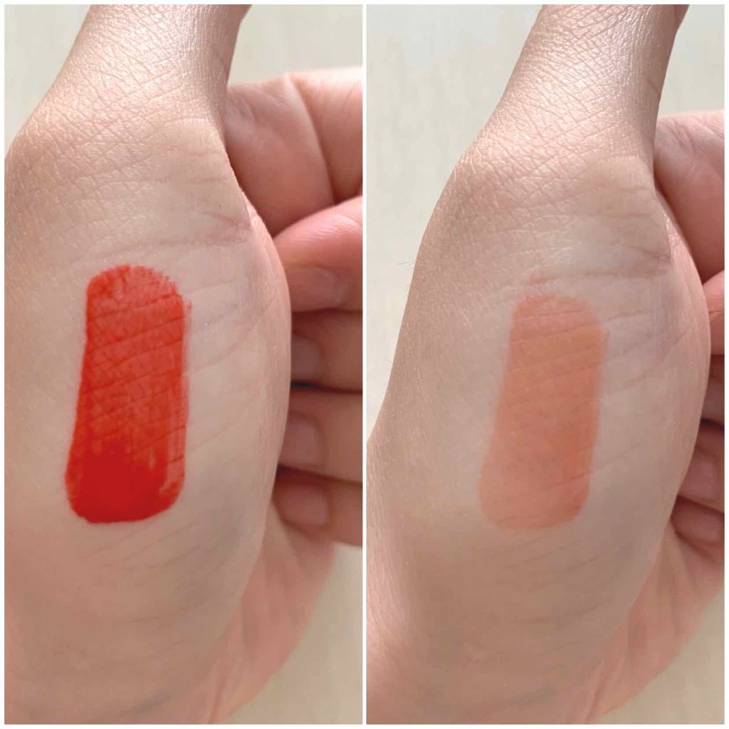 ジューシーラスティングティント/rom&nd/リップティントを使ったクチコミ(2枚目)