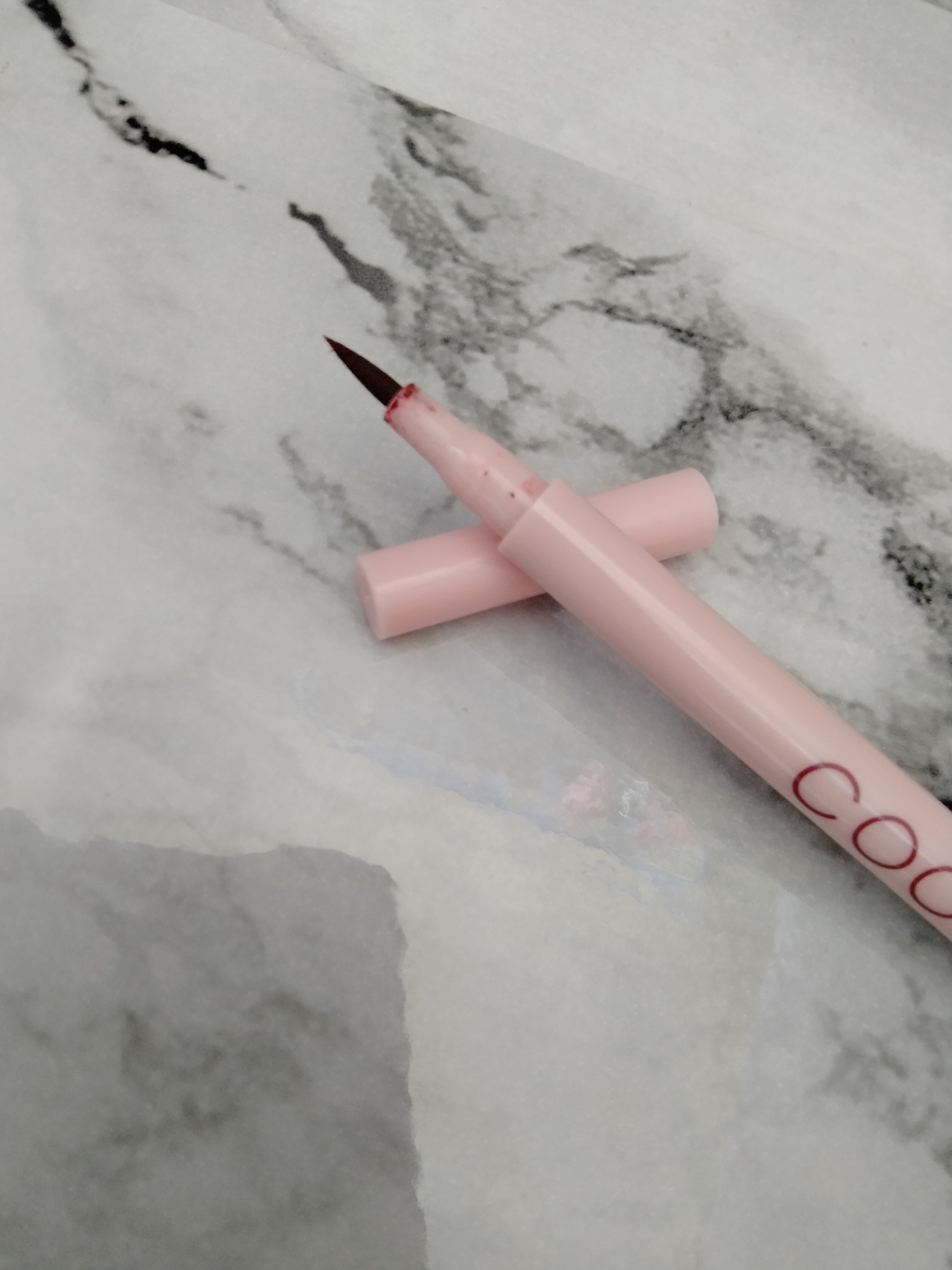 リキッドアイライナー 05 ピンクブラウン/coou/リキッドアイライナーを使ったクチコミ（3枚目）