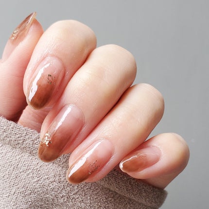 グロッシーコート/スキューズミー/オールインワンネイルを使ったクチコミ(5枚目)