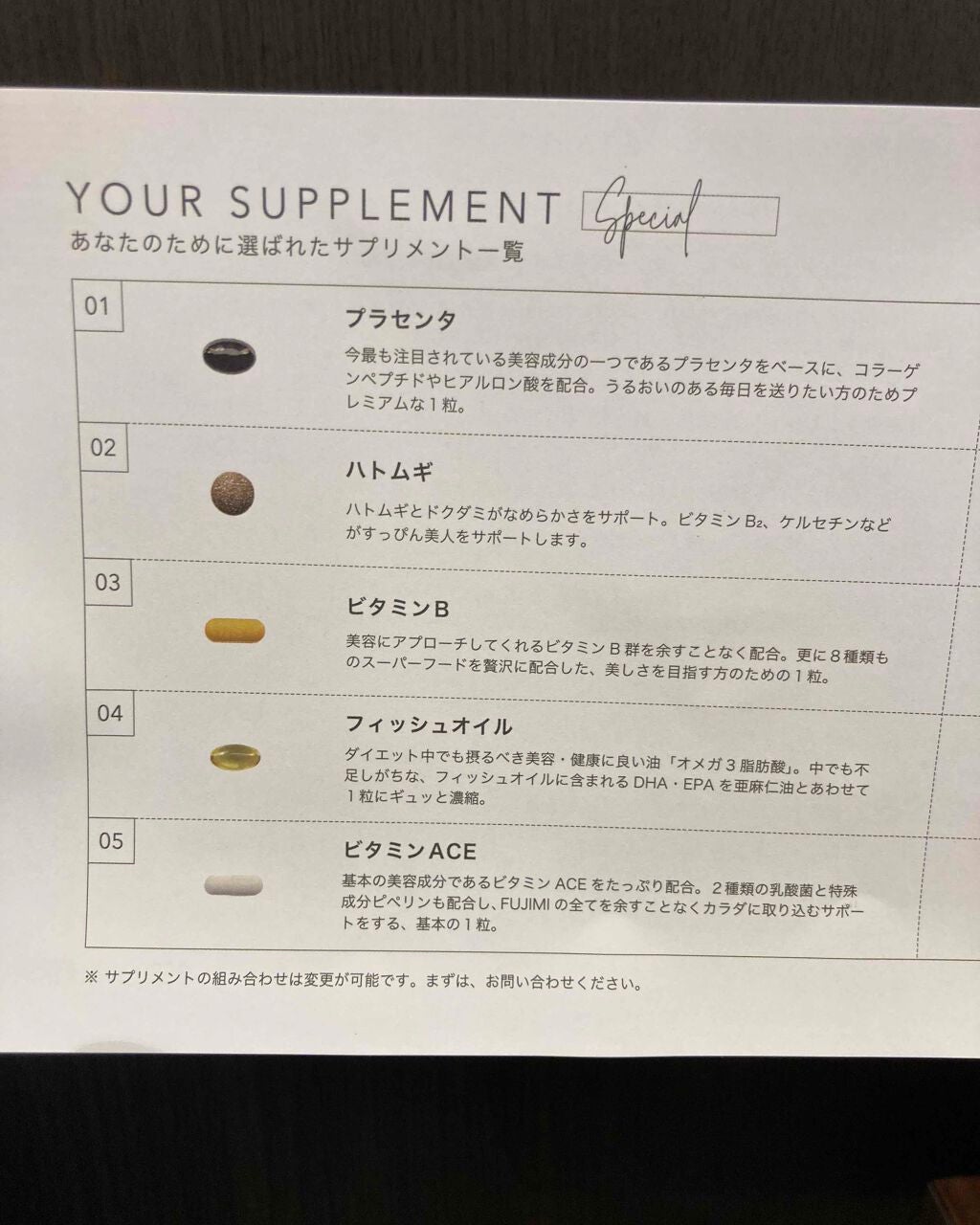 パーソナライズサプリメント「FUJIMI(フジミ)」/FUJIMI/健康サプリメントを使ったクチコミ(4枚目)