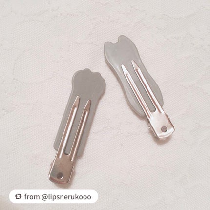 Nyarming ねこの前髪クリップ/貝印/ヘアアクセサリーを使ったクチコミ(5枚目)