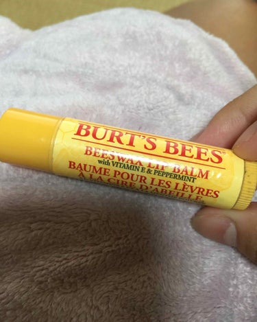 ビーズワックスリップバーム/BURT'S BEES/リップケア・リップクリームを使ったクチコミ（1枚目）