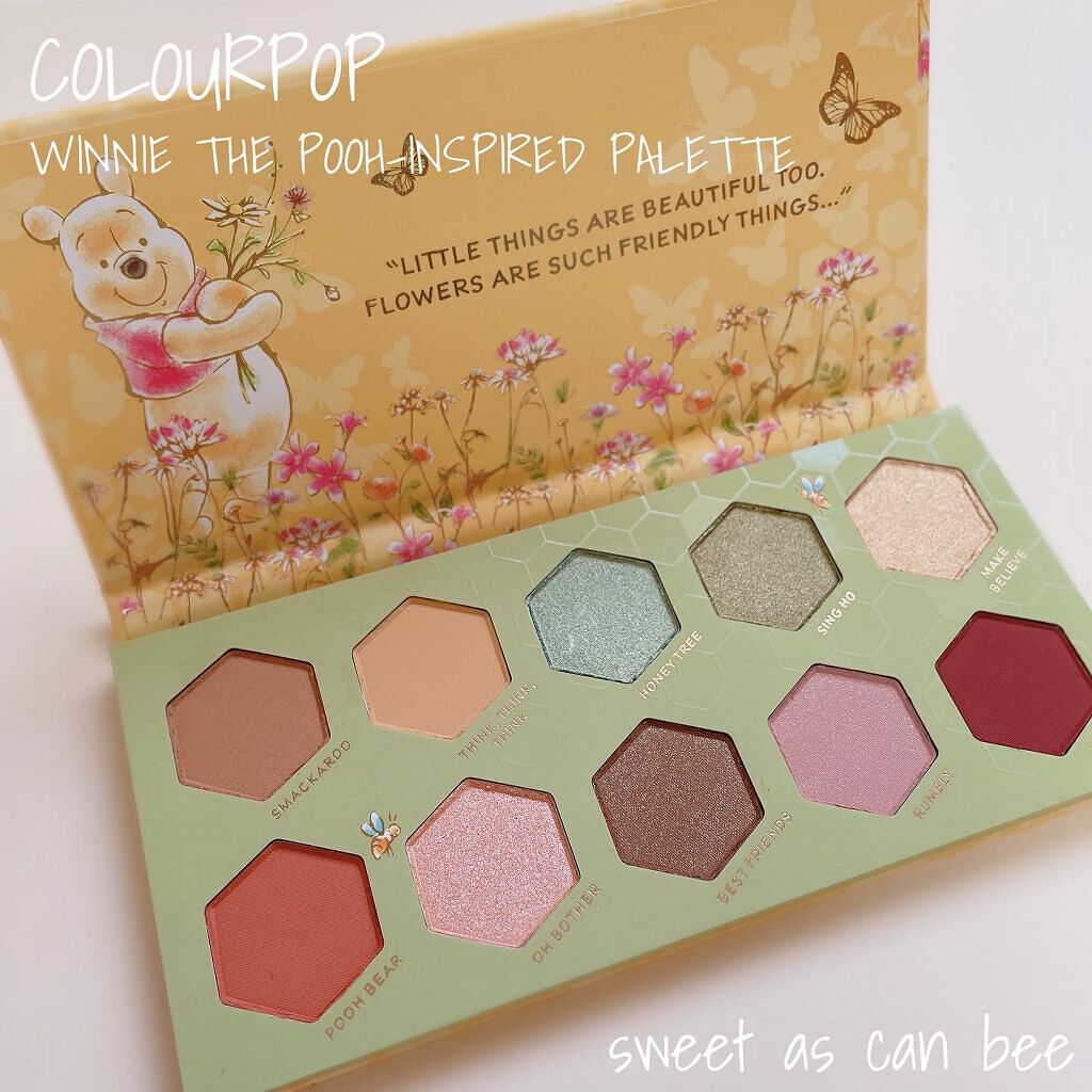 ぽわん☺︎ on LIPS 「.こんにちは🐝ColourPop×DisneyWinni..」(1枚目)