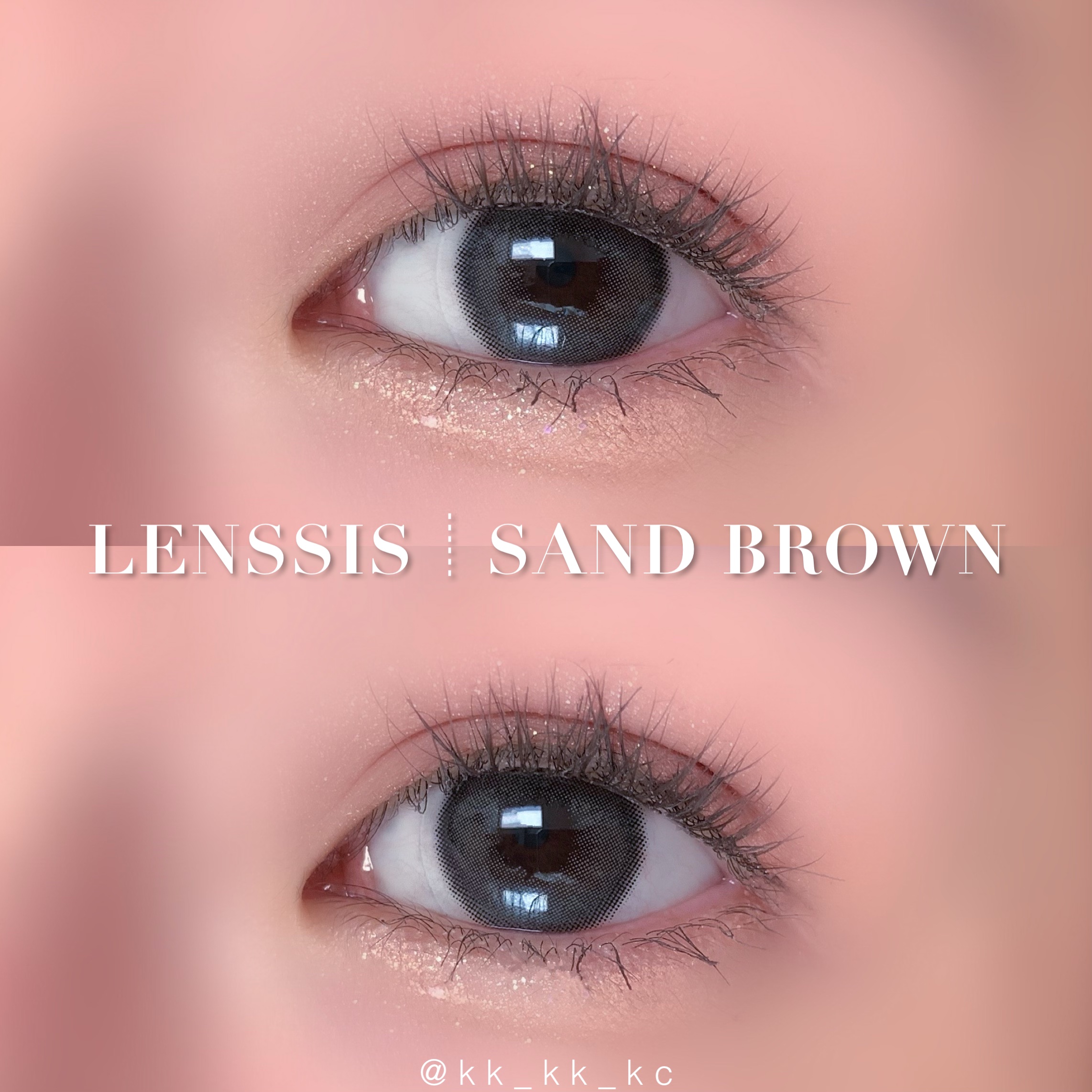 サンドシリーズ サンドブラウン/LENSSIS/カラーコンタクトレンズを使ったクチコミ（2枚目）