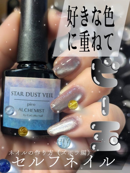 スターダストヴェール ジェル/Cocoro Nail/ジェルネイルを使ったクチコミ(1枚目)
