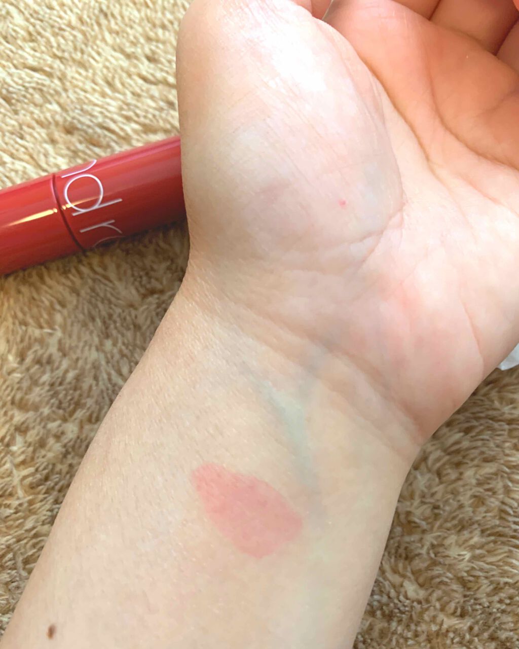 ジューシーラスティングティント/rom&nd/リップティントを使ったクチコミ(3枚目)