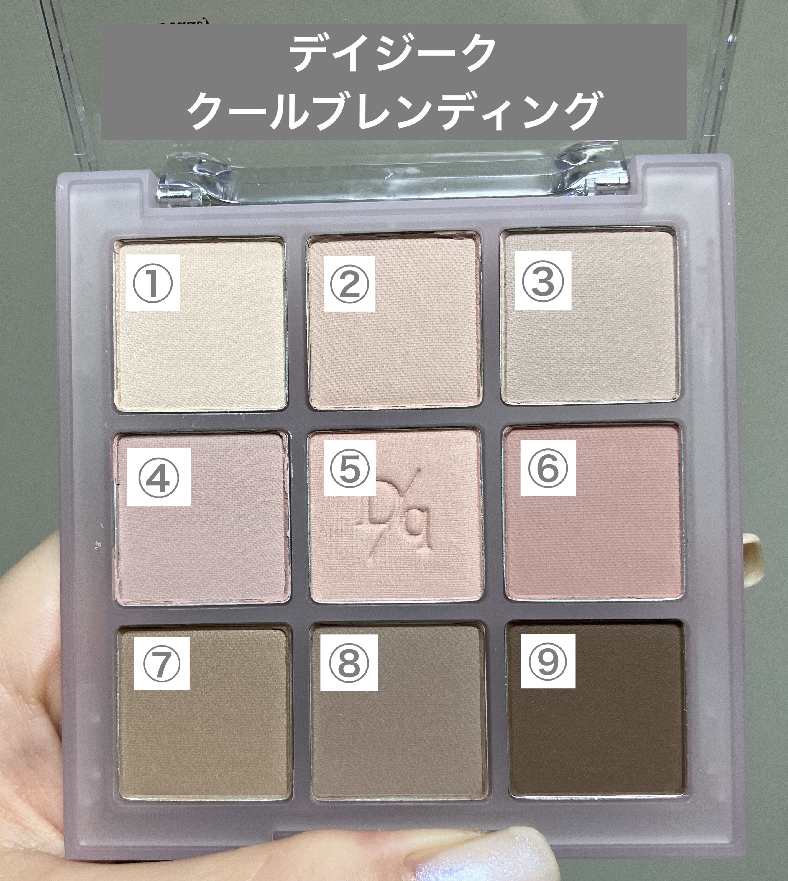 シャドウパレット/dasique/アイシャドウパレットを使ったクチコミ（2枚目）