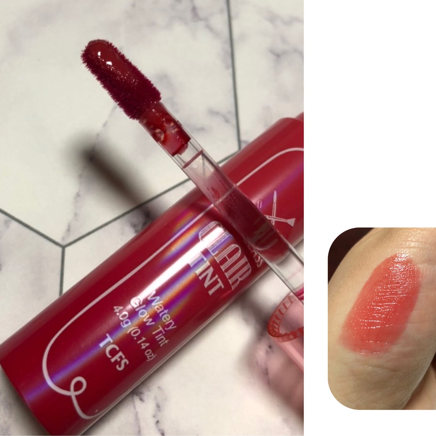 アートクラス クレアーティント/too cool for school/リップティントを使ったクチコミ(2枚目)