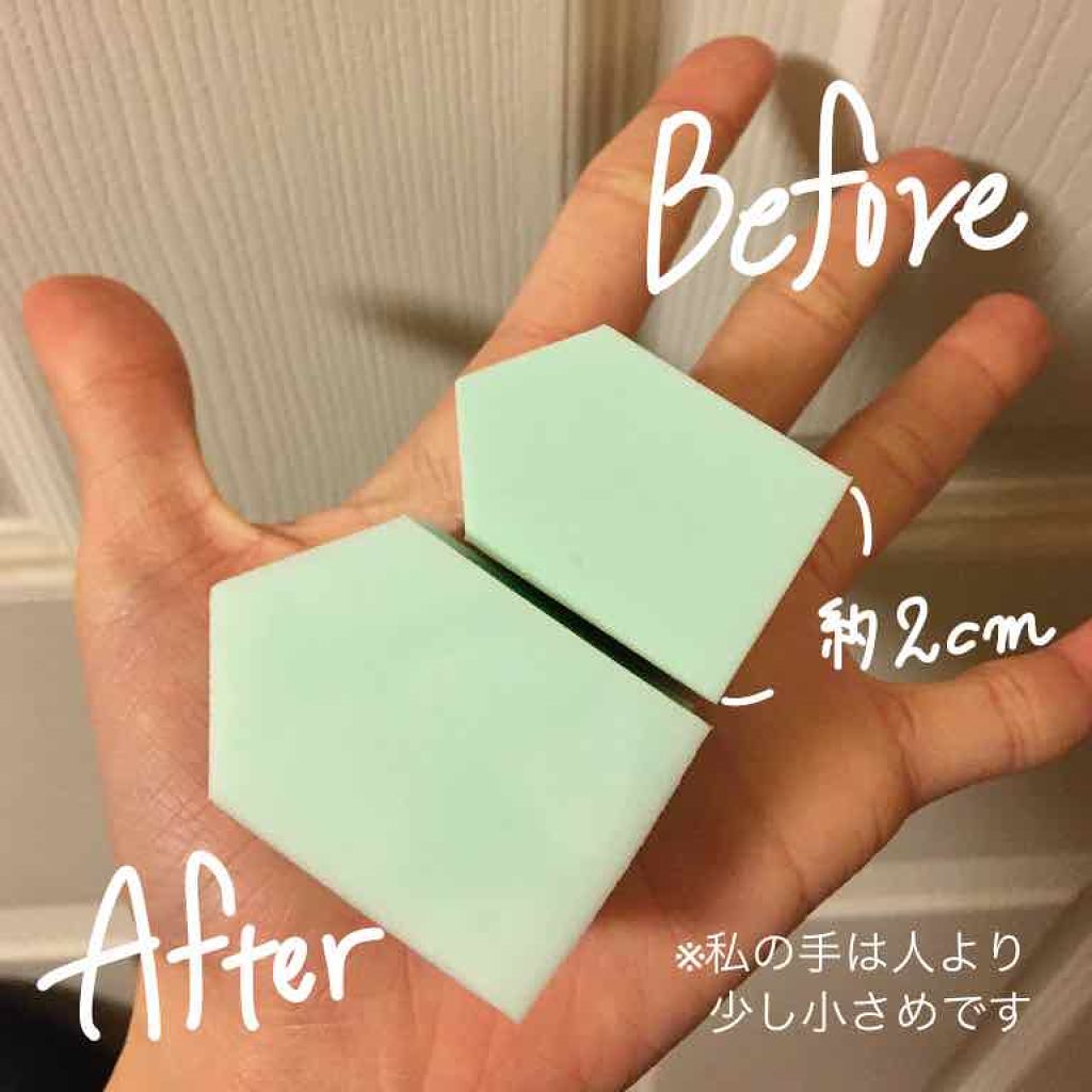 メイクアップスポンジ バリューパック ハウス型 14個/DAISO/パフ・スポンジを使ったクチコミ(2枚目)