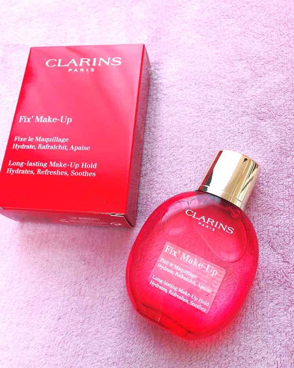 フィックス メイクアップ/CLARINS/ミスト状化粧水を使ったクチコミ（1枚目）
