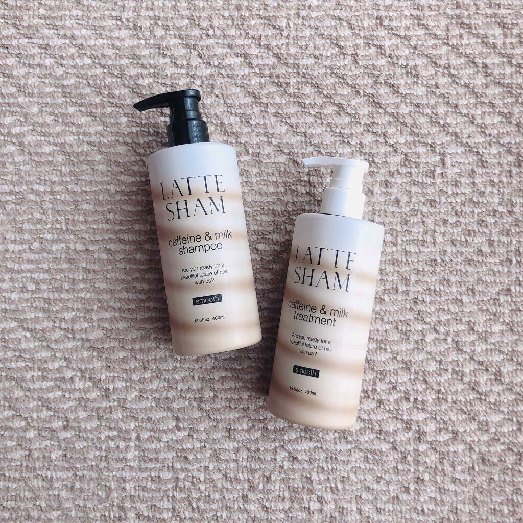 スムースシャンプー／スムーストリートメント/LATTE SHAM/市販シャンプーを使ったクチコミ（1枚目）