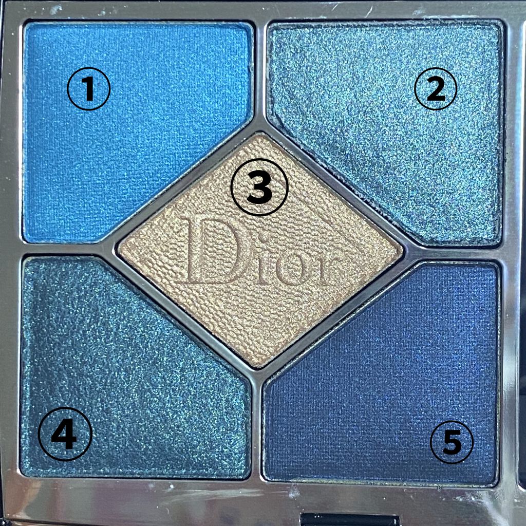 【旧】サンク クルール クチュール/Dior/アイシャドウパレットを使ったクチコミ（2枚目）