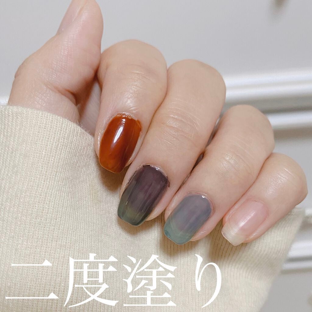 ムードペブルネイル/rom&nd/マニキュアを使ったクチコミ(3枚目)