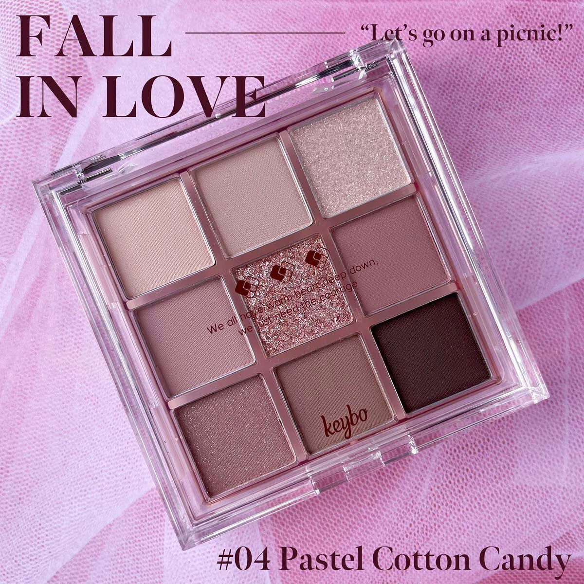 KEYBO FALL IN LOVE SHADOW PALETTE/keybo/アイシャドウパレットを使ったクチコミ(8枚目)