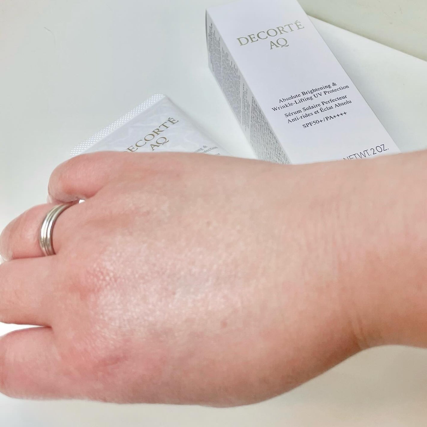 AQ アブソリュート UV プロテクション ブライトニング & リンクル/DECORTÉ/日焼け止めローションを使ったクチコミ(3枚目)