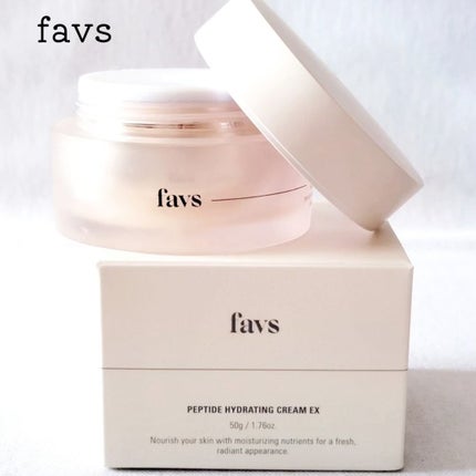 ペプチドハイドレーティングクリーム EX/favs/フェイスクリームを使ったクチコミ(1枚目)