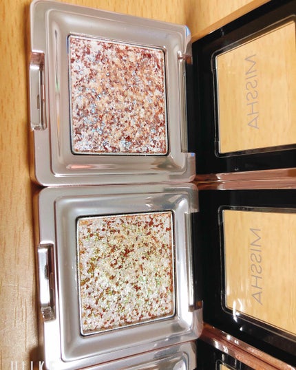グリッタープリズム シャドウ/MISSHA/グリッターを使ったクチコミ(2枚目)
