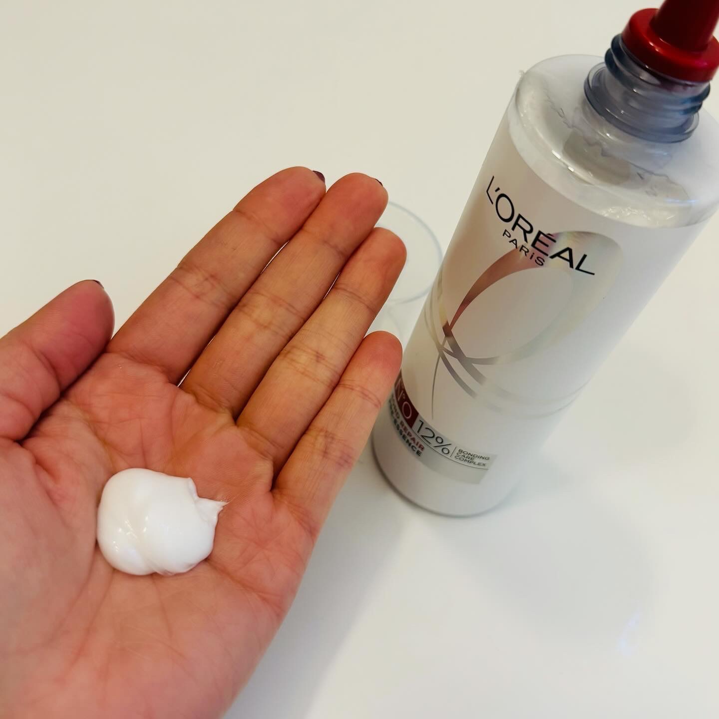 ロレアル パリ ボンド リペア 導入エッセンス/ロレアル パリ/洗い流すヘアトリートメントを使ったクチコミ（3枚目）