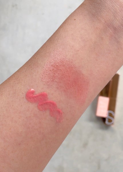 オーガズム アフターグロー リップスティック & ミニリキッドブラッシュデュオ/NARS/メイクアップキットを使ったクチコミ(6枚目)